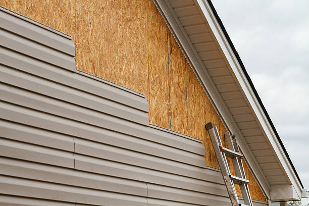 Professional Siding Inspection technician working in Trappe, MD
